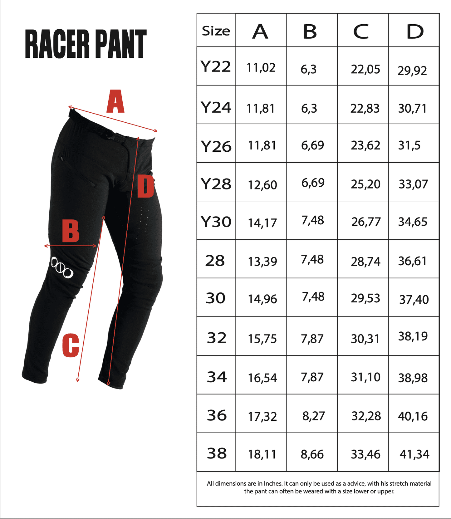 Racer Pants - Red